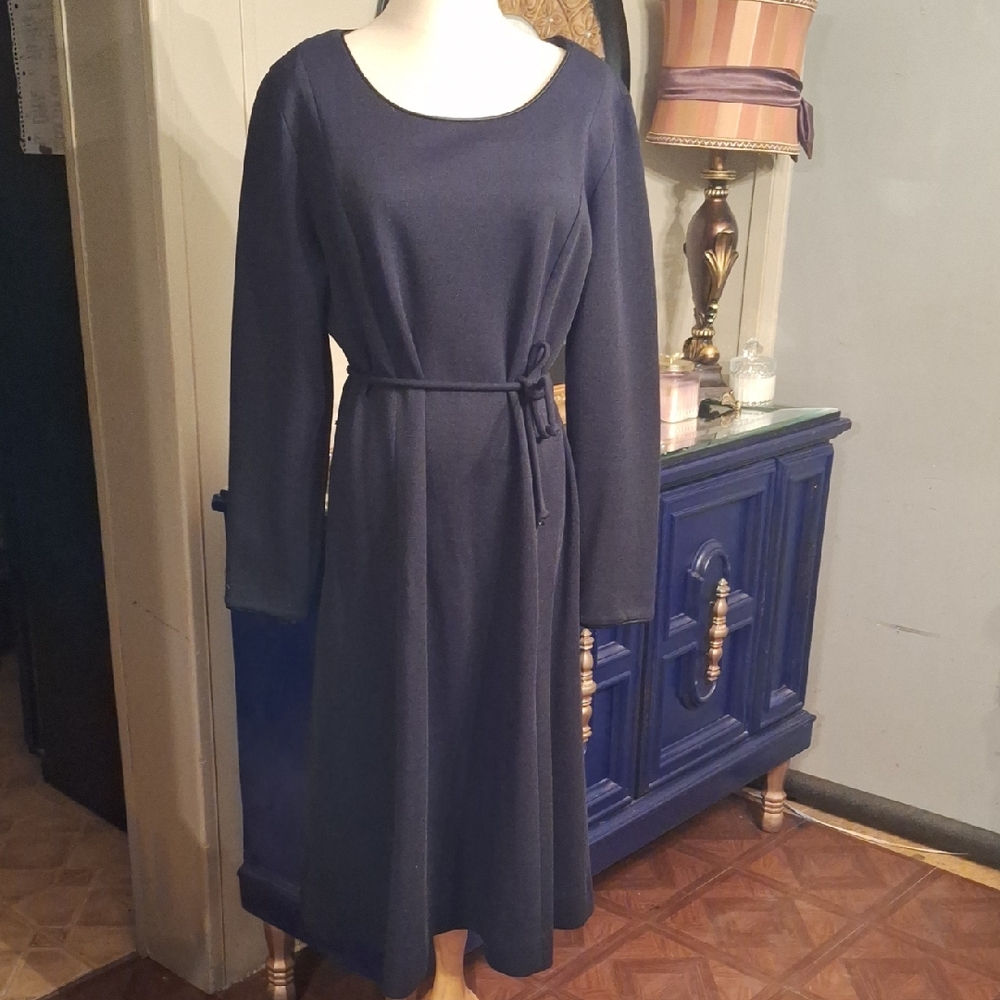 Vtg. Bleeker Street Black Dress